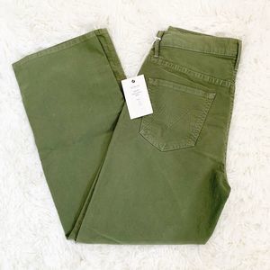 Mother Jeans | The Maverick Green wide leg NWT 27